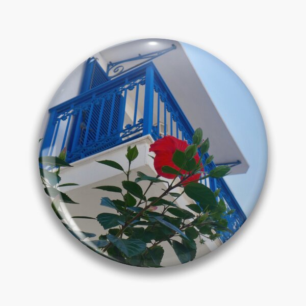 Item preview, Red Rose in a Greek Alleyway designed and sold by olivia-wilbur.