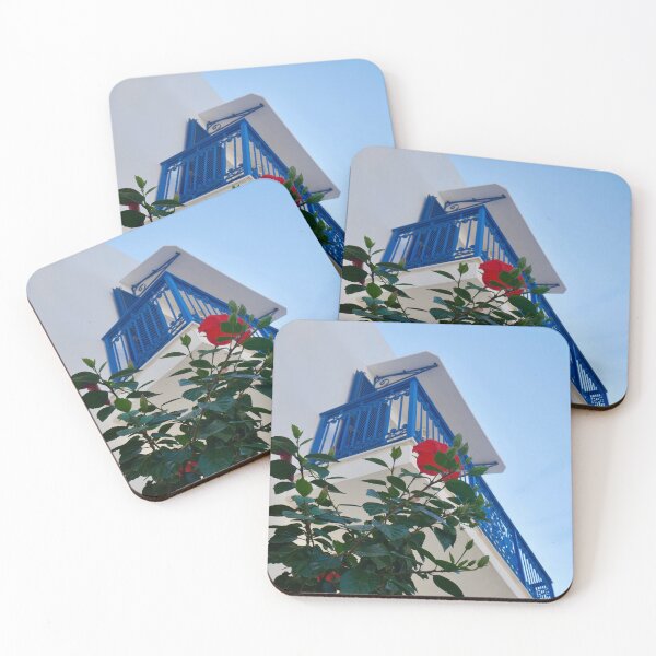 Item preview, Red Rose in a Greek Alleyway designed and sold by olivia-wilbur.