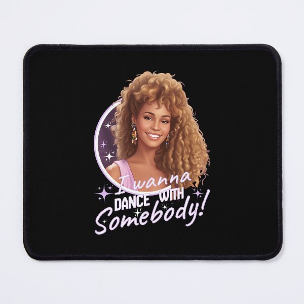 Item preview, Whitney Houston I Wanna Dance With Somebody Retro 80s Pop Icon Graphic designed and sold by RahniNM.