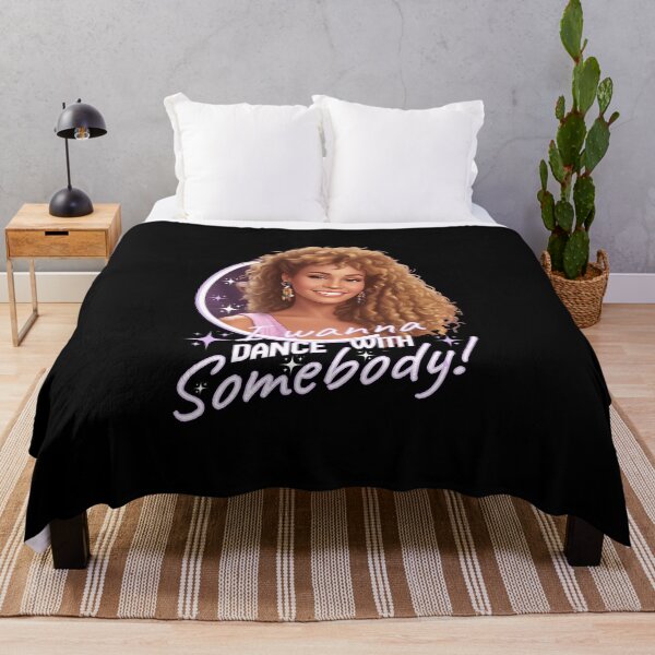 Item preview, Whitney Houston I Wanna Dance With Somebody Retro 80s Pop Icon Graphic designed and sold by RahniNM.