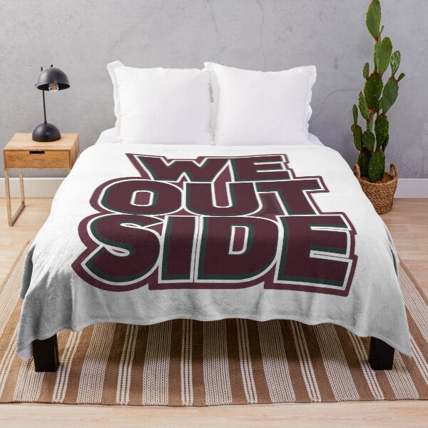 Item preview, We Outside Bold Retro Streetwear Typography Graphic designed and sold by Aliaalerud.