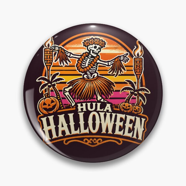 Item preview, Hula Halloween Skeleton Sunset Dance designed and sold by Victor Shadehorn.