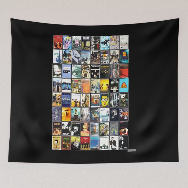 Item preview, the best of britpop - vintage cassette album cover art designed and sold by ElizabethJNieva.