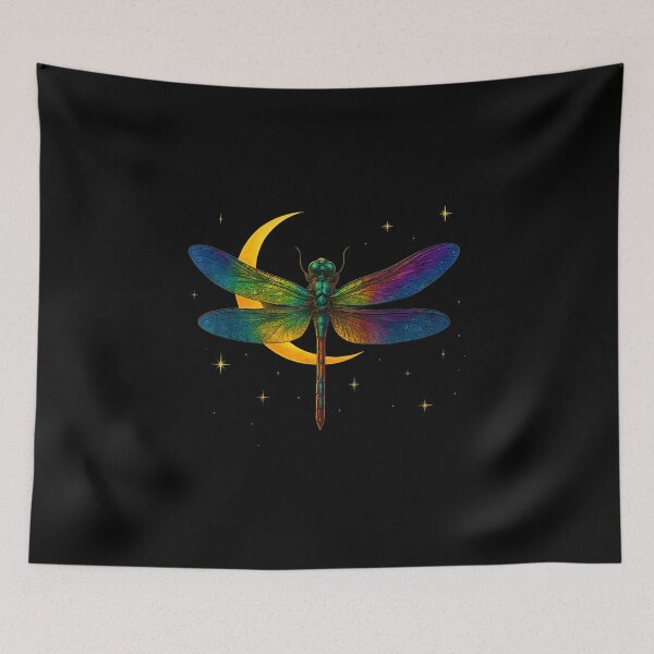 Item preview, Dragon Fly Nature Floral designed and sold by goombi-creative.