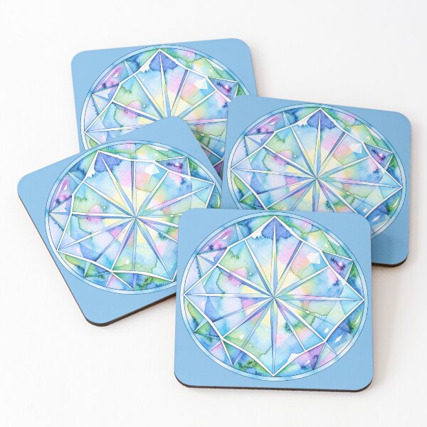 Item preview, Watercolor Crystal Mandala designed and sold by Hari Arts.