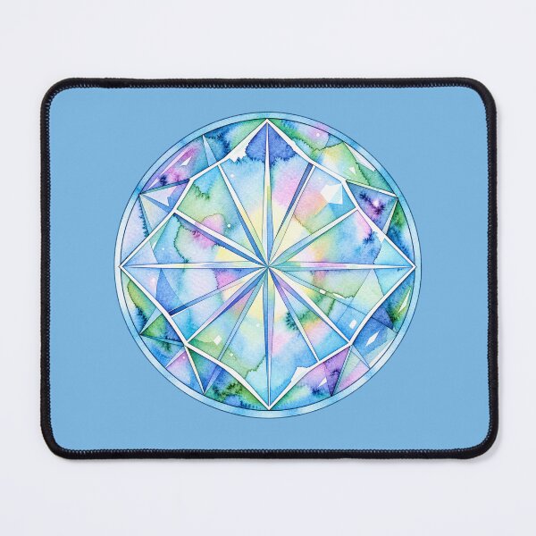 Item preview, Watercolor Crystal Mandala designed and sold by Hari Arts.