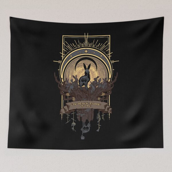 Item preview, the black rabbit of inlé designed and sold by ElizabethJNieva.
