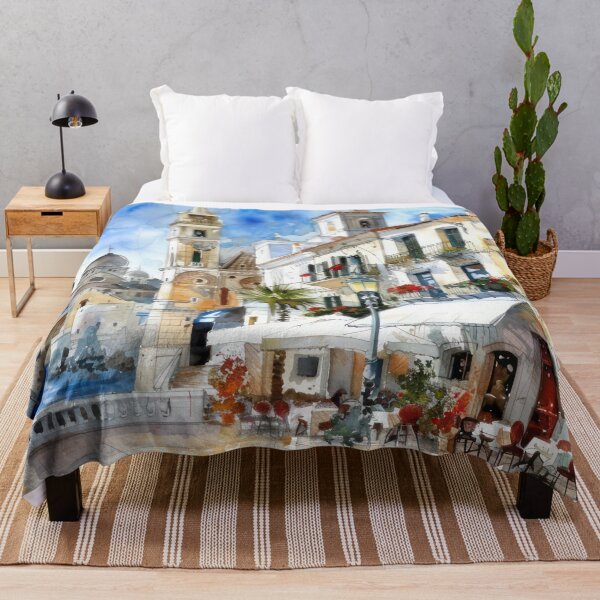 Item preview, Mediterranean Morning by the Sea designed and sold by NeoNebulaArt.