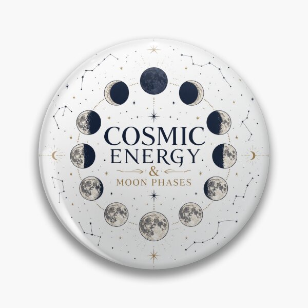 Item preview, Cosmic Moon Phases – Full Lunar Cycle Illustration – Celestial Stars & Constellations – Witchy Night Sky Art designed and sold by bobscraze.