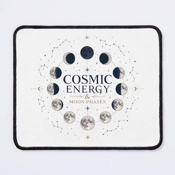 Item preview, Cosmic Moon Phases – Full Lunar Cycle Illustration – Celestial Stars & Constellations – Witchy Night Sky Art designed and sold by bobscraze.