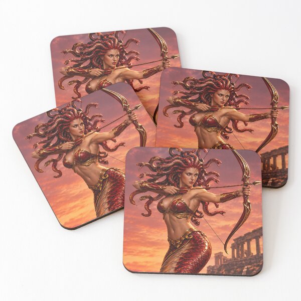 Item preview, Medusa with Bow & Arrow designed and sold by Moviebuff91.