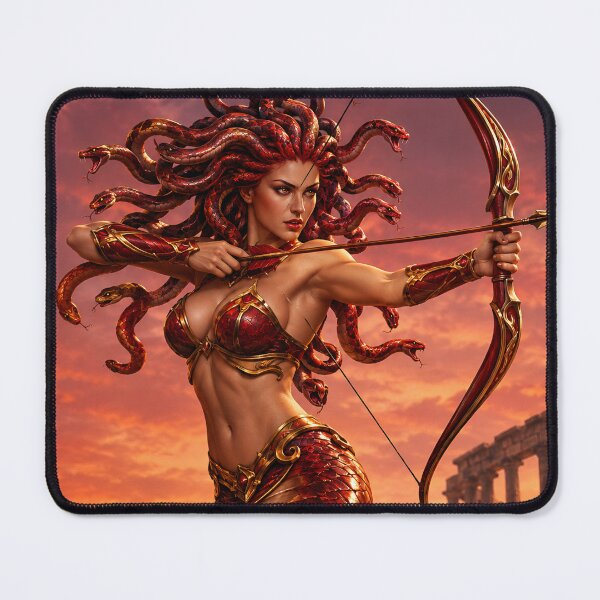 Item preview, Medusa with Bow & Arrow designed and sold by Moviebuff91.