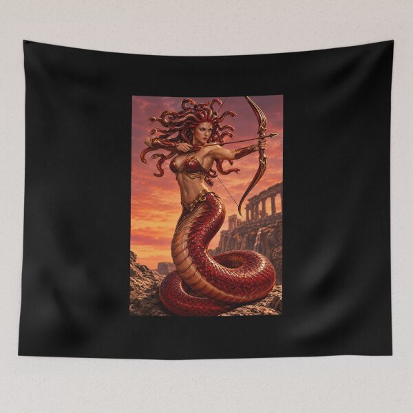Item preview, Medusa with Bow & Arrow designed and sold by Moviebuff91.
