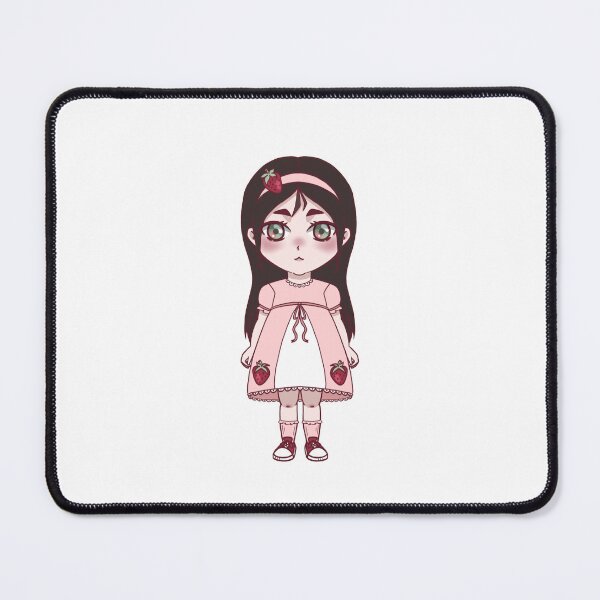 Item preview, Cute Pink Strawberry Girl designed and sold by bashfulbudgie.