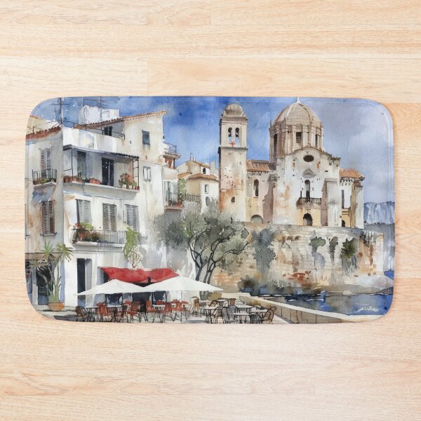 Item preview, Café by the Old Harbor designed and sold by NeoNebulaArt.