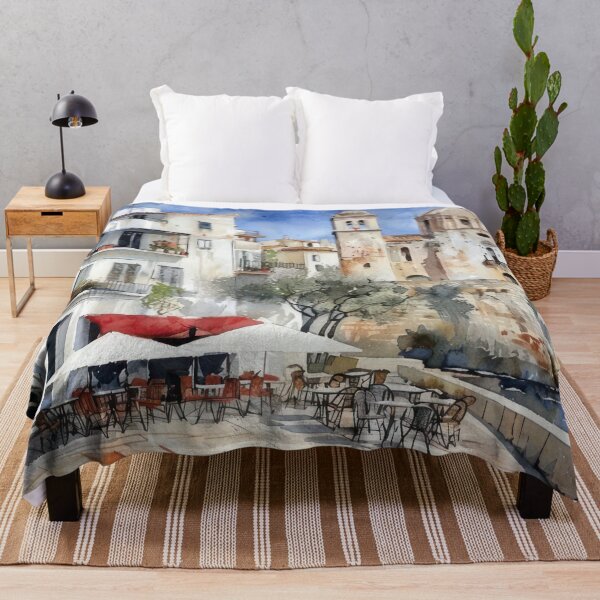 Item preview, Café by the Old Harbor designed and sold by NeoNebulaArt.