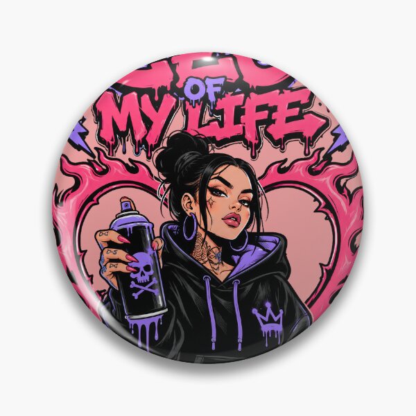 Item preview, CEO of My Life Badass Girl Graffiti T-Shirt Design designed and sold by Calfona.