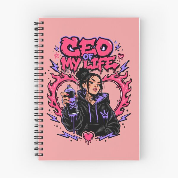 Item preview, CEO of My Life Badass Girl Graffiti T-Shirt Design designed and sold by Calfona.