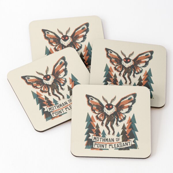 Item preview, Mothman of Point Pleasant West Virginia Cryptid Vintage Graphic designed and sold by KiwiRider.