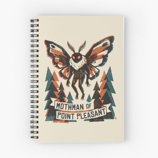 Item preview, Mothman of Point Pleasant West Virginia Cryptid Vintage Graphic designed and sold by KiwiRider.