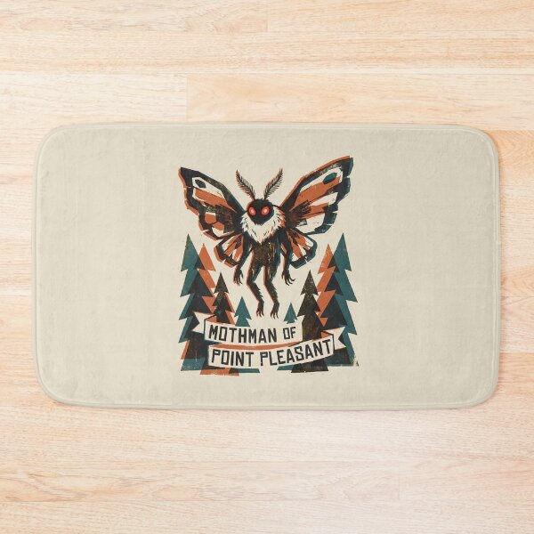 Item preview, Mothman of Point Pleasant West Virginia Cryptid Vintage Graphic designed and sold by KiwiRider.