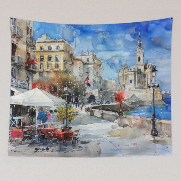 Item preview, Afternoon on the Mediterranean designed and sold by NeoNebulaArt.