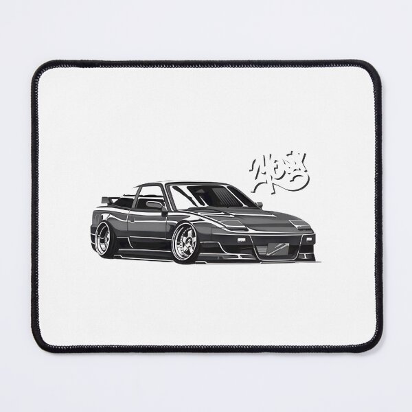 Item preview, Nissan Sx Black – Sleek Dark Car Illustration For Auto‑Lovers PERFECT GIFT FOR YOU AND FRIENDS designed and sold by rramirez52.