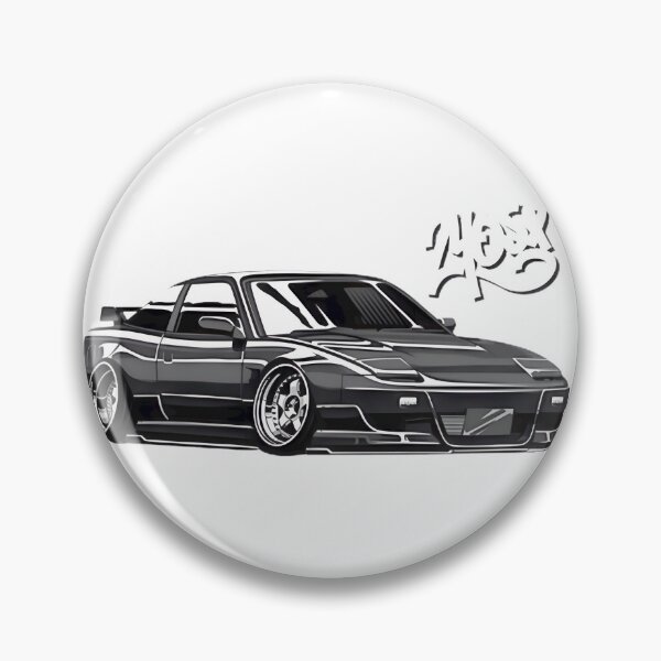 Item preview, Nissan Sx Black – Sleek Dark Car Illustration For Auto‑Lovers PERFECT GIFT FOR YOU AND FRIENDS designed and sold by rramirez52.