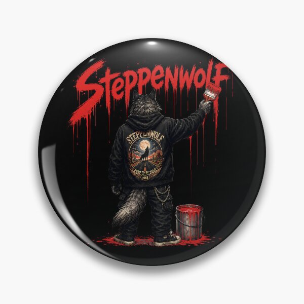 Item preview, Steppenwolf Born to Be Wild Street Art Wolf designed and sold by ZHISUART.