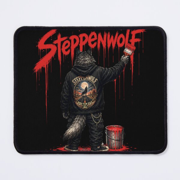 Item preview, Steppenwolf Born to Be Wild Street Art Wolf designed and sold by ZHISUART.