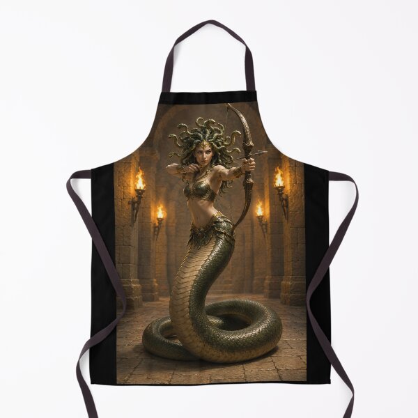 Item preview, Medusa with Bow & Arrow (green) designed and sold by Moviebuff91.
