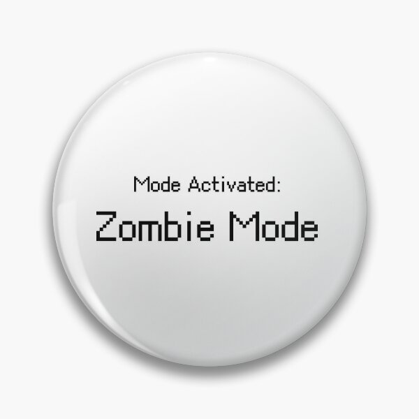Item preview, Mode Activated Zombie Mode Funny Gamer Tee designed and sold by low battery meme design.