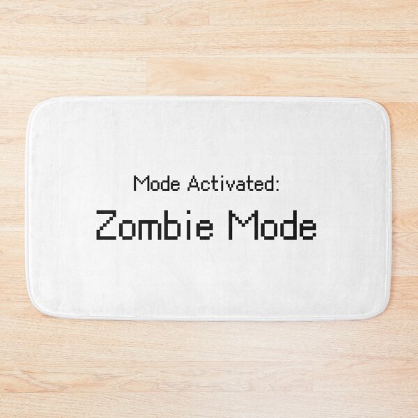 Item preview, Mode Activated Zombie Mode Funny Gamer Tee designed and sold by low battery meme design.