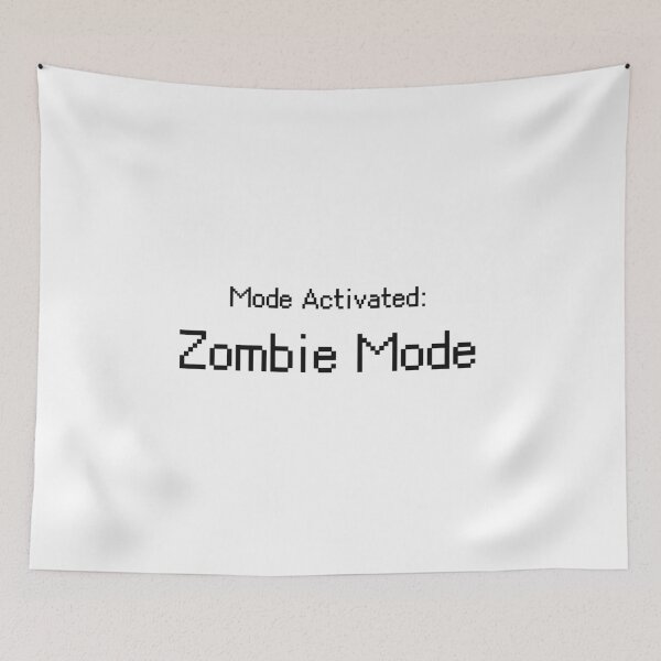 Item preview, Mode Activated Zombie Mode Funny Gamer Tee designed and sold by low battery meme design.