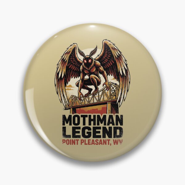 Item preview, Mothman Legend Silver Bridge Point Pleasant WV Vintage Graphic designed and sold by KiwiRider.