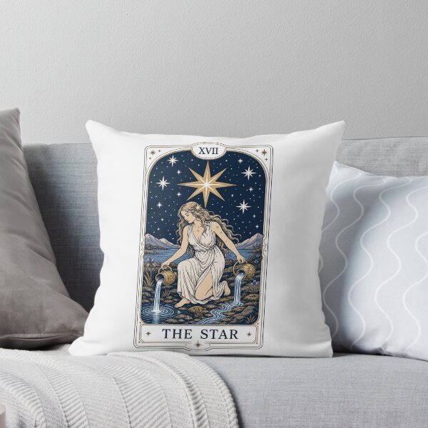 Item preview, The Star Tarot Card – Mystical Celestial Maiden – Hope & Healing – Night Sky Art designed and sold by bobscraze.