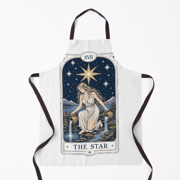 Item preview, The Star Tarot Card – Mystical Celestial Maiden – Hope & Healing – Night Sky Art designed and sold by bobscraze.