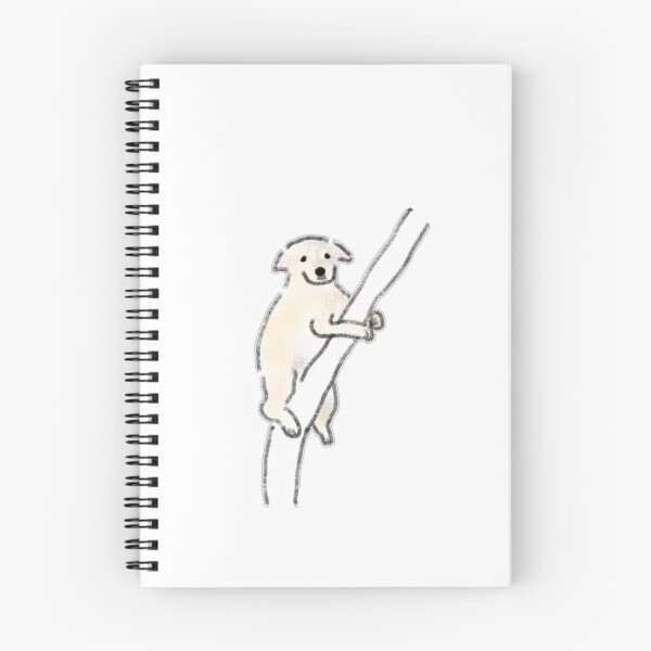 Item preview, Cute Little Puppy Climbing A Tree designed and sold by raun.draw.