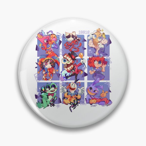 Item preview, Dandy's World Cartoon Characters Collage Cute Horror Game Fan Design designed and sold by Pioiiiart.