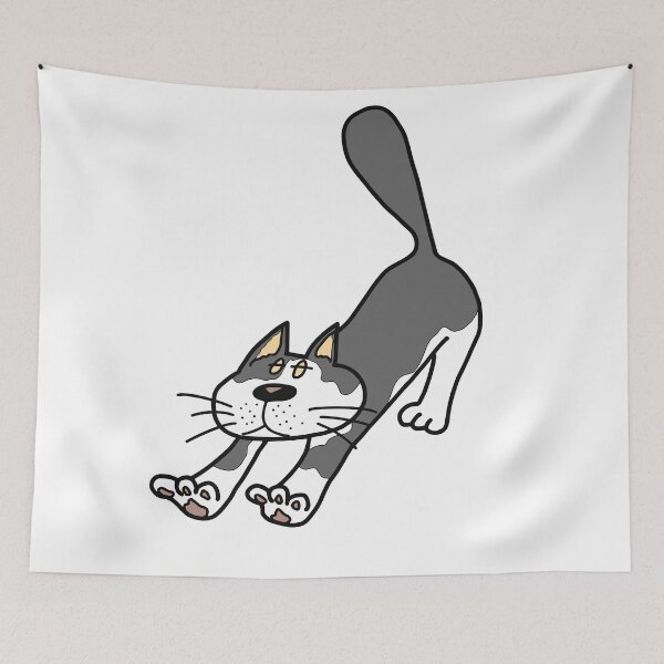 Item preview, Funny Stretching Cat designed and sold by facordest.