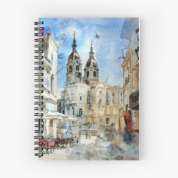 Item preview, Café Street in the Old Town designed and sold by NeoNebulaArt.