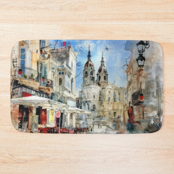 Item preview, Café Street in the Old Town designed and sold by NeoNebulaArt.