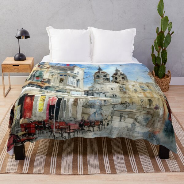 Item preview, Café Street in the Old Town designed and sold by NeoNebulaArt.
