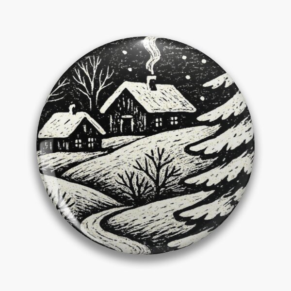 Item preview, Cabins in the Night designed and sold by ViaARTfactory.