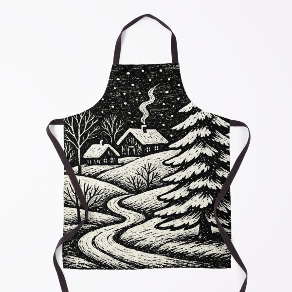 Item preview, Cabins in the Night designed and sold by ViaARTfactory.