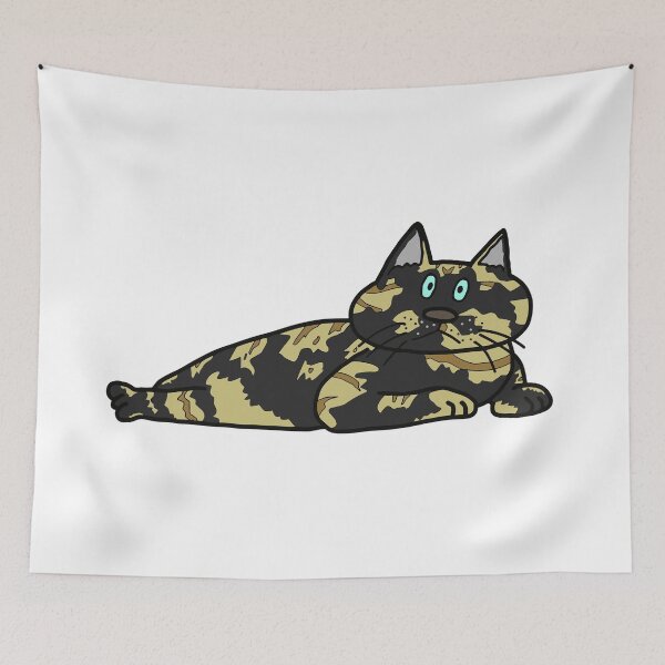Item preview, Camouflage Cat Lying Down designed and sold by facordest.