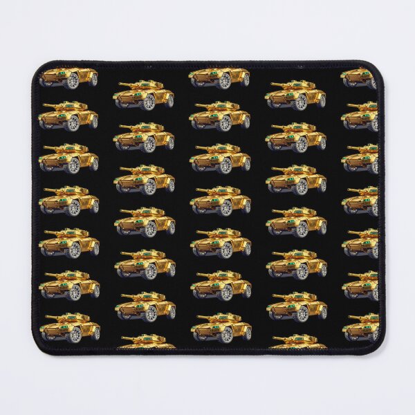 Item preview, Gold combat tank emerald glass car army designed and sold by C3R0.