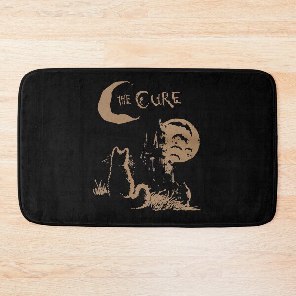 Item preview, the cure cat moon 90s alt indie rock band for men, for women, cat lover designed and sold by DuncanNull57.