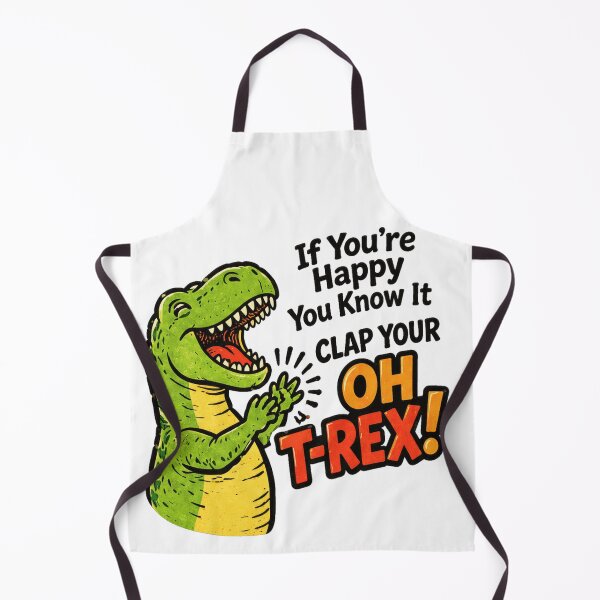 Item preview, if youre happy you know it clap your oh t rex designed and sold by maximinano100k.