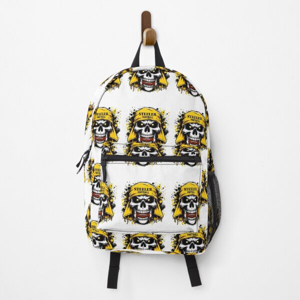 Item preview, Steeler Football Skull Black and Gold Hood Graphic designed and sold by BarbaraBa33449.